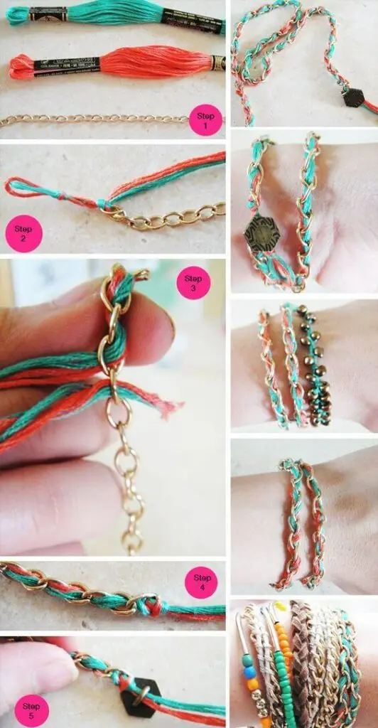 5 ideas de joyería DIY con cadena