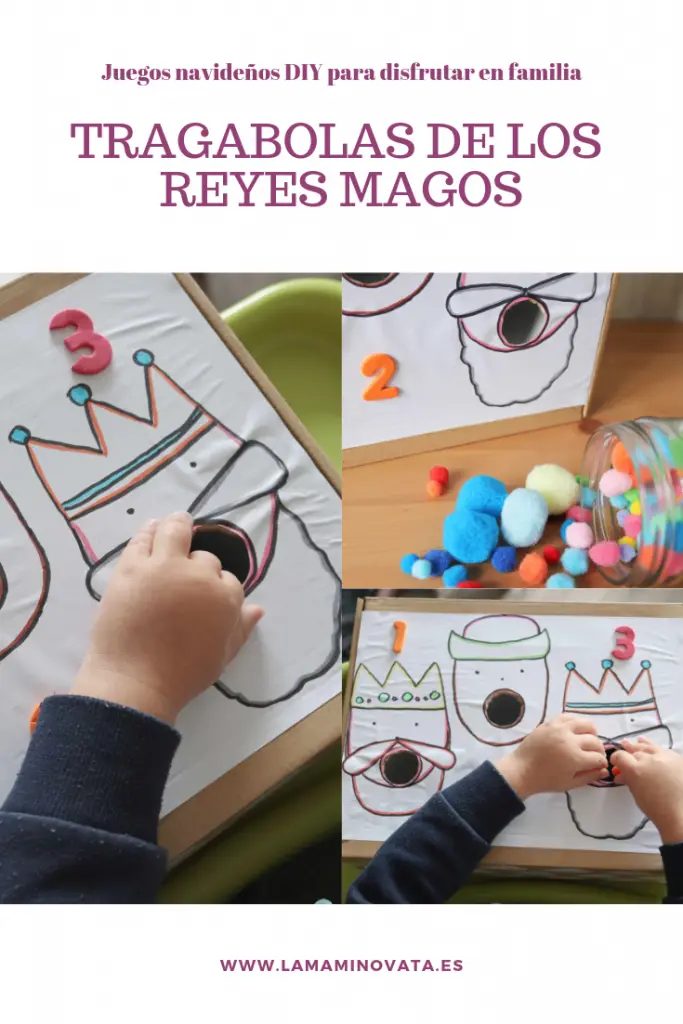 Juegos navideños DIY tragabolas navideño.