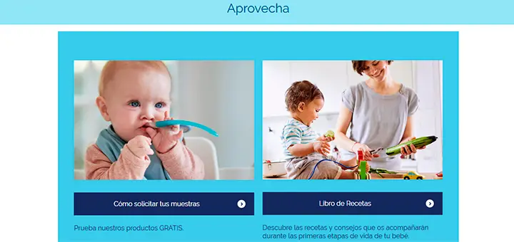 Muestras gratis para bebes y mamas Almiron