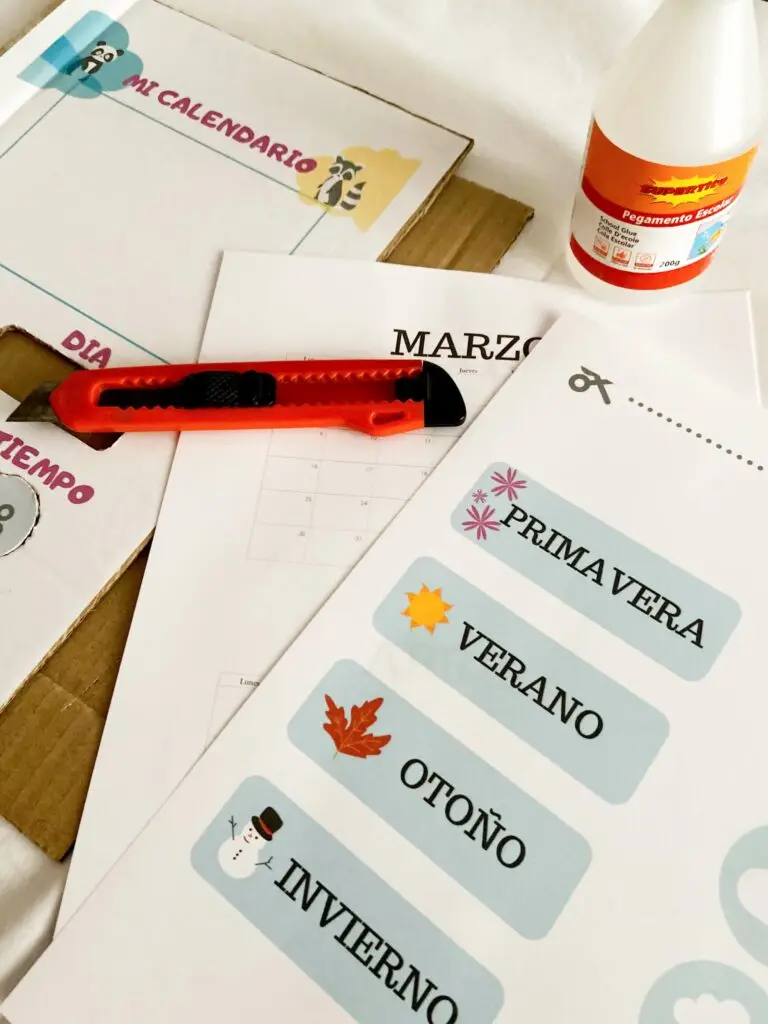 calendario perpetuo para niños