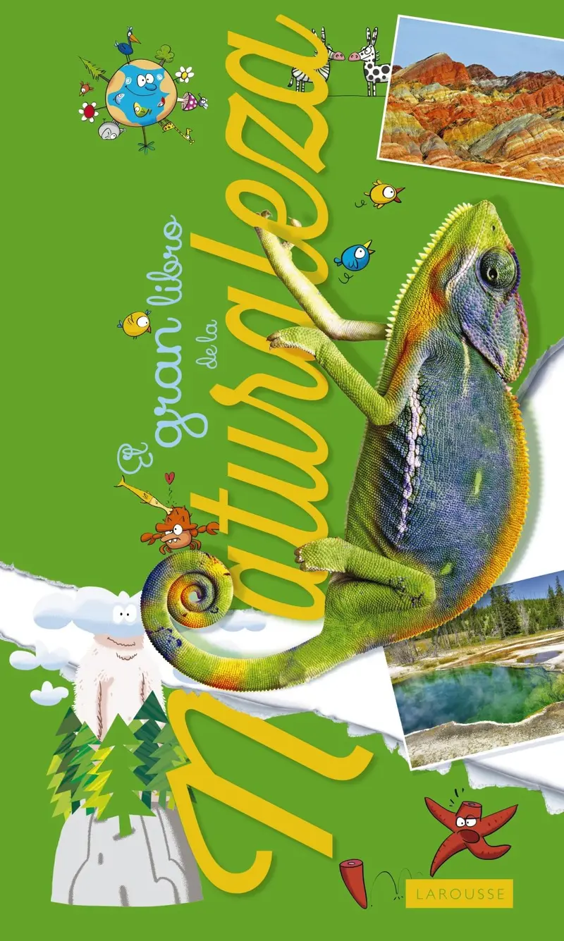 Cubierta de El gran libro de la naturaleza (Larousse – Infantil) (Español) Tapa dura