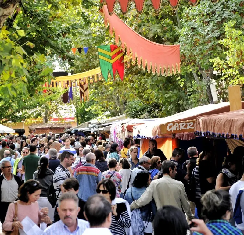 Visita al mercado cervantino de Alcalá de Henares