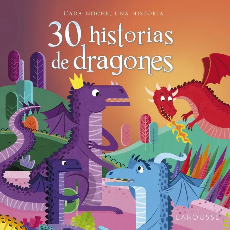 Cubierta de 30 historias de dragones Tapa dura