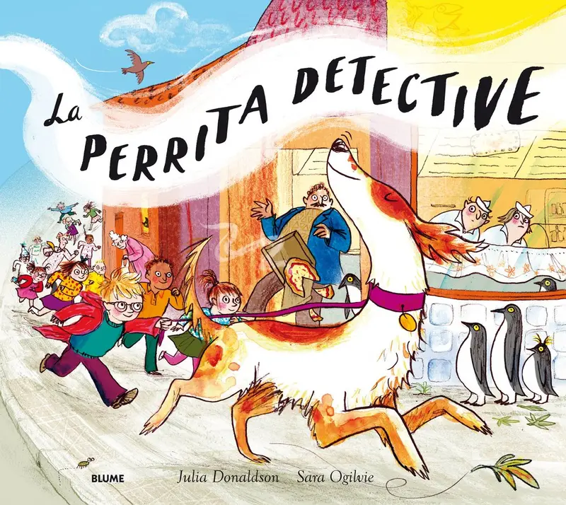 Cubierta de La perrita detective Tapa dura