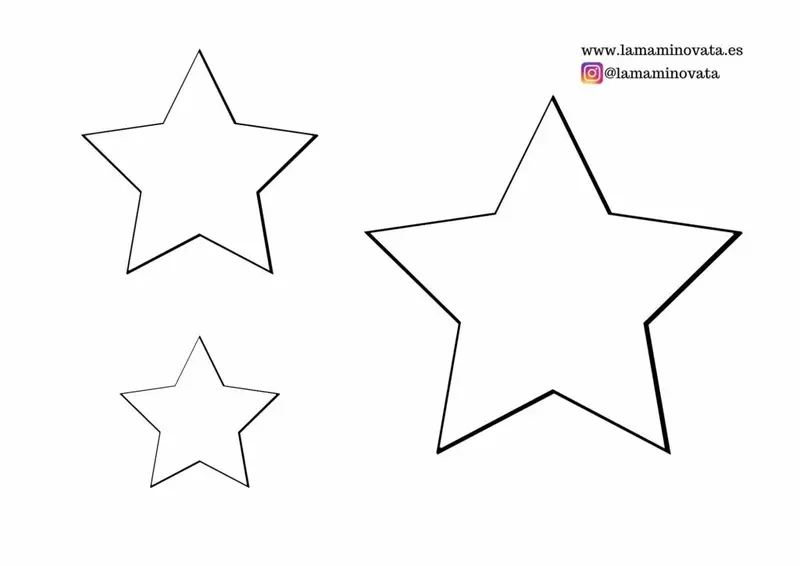 Plantilla estrellas gratis