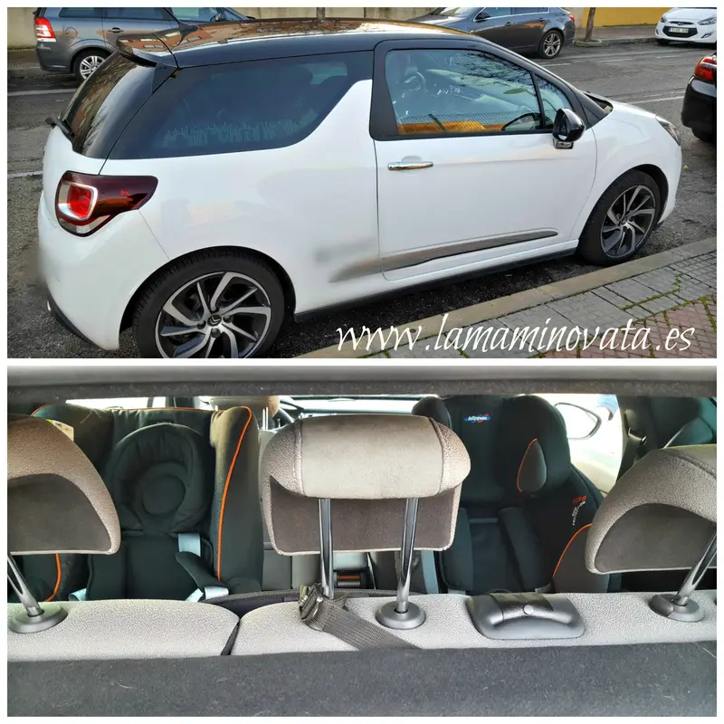 Sillas a contramarcha en coches pequeños