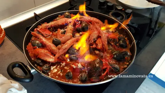 Arroz con bogavante a la Moreno