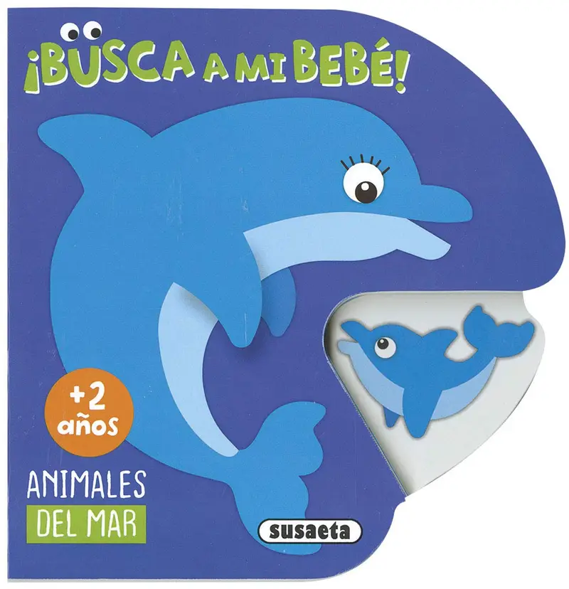 Cubierta de Animales del mar (Busca a mi bebé) Libro de cartón