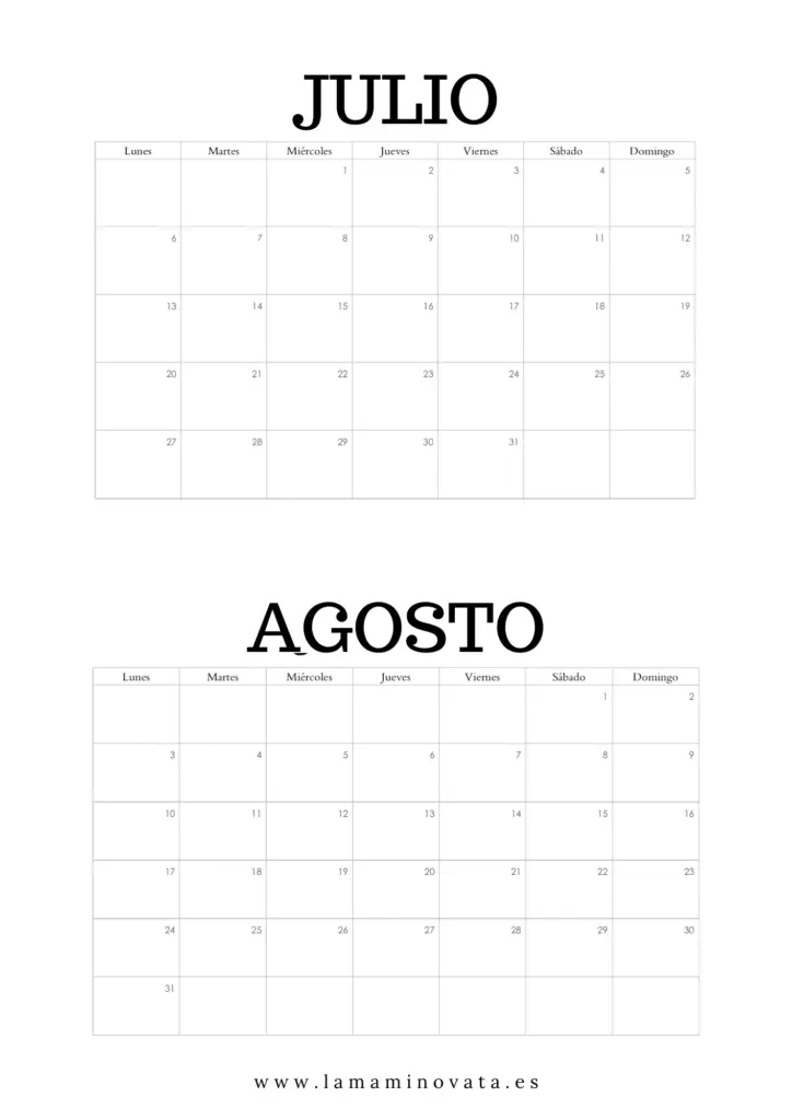 calendario gratis 2021