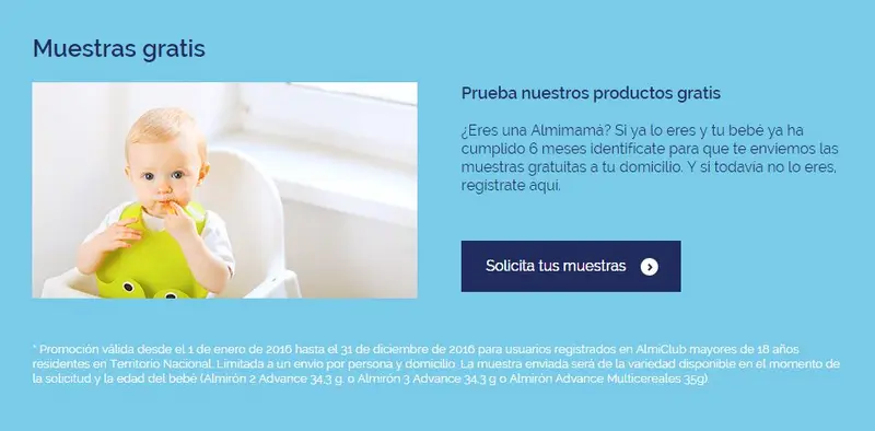 Muestras gratis de Octubre 2016