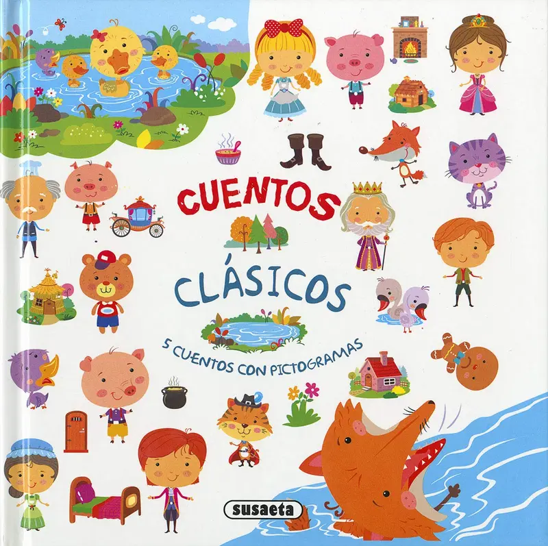 Cubierta de Cuentos Clásicos (Cuentos clásicos con pictogramas) (Español) Tapa dura