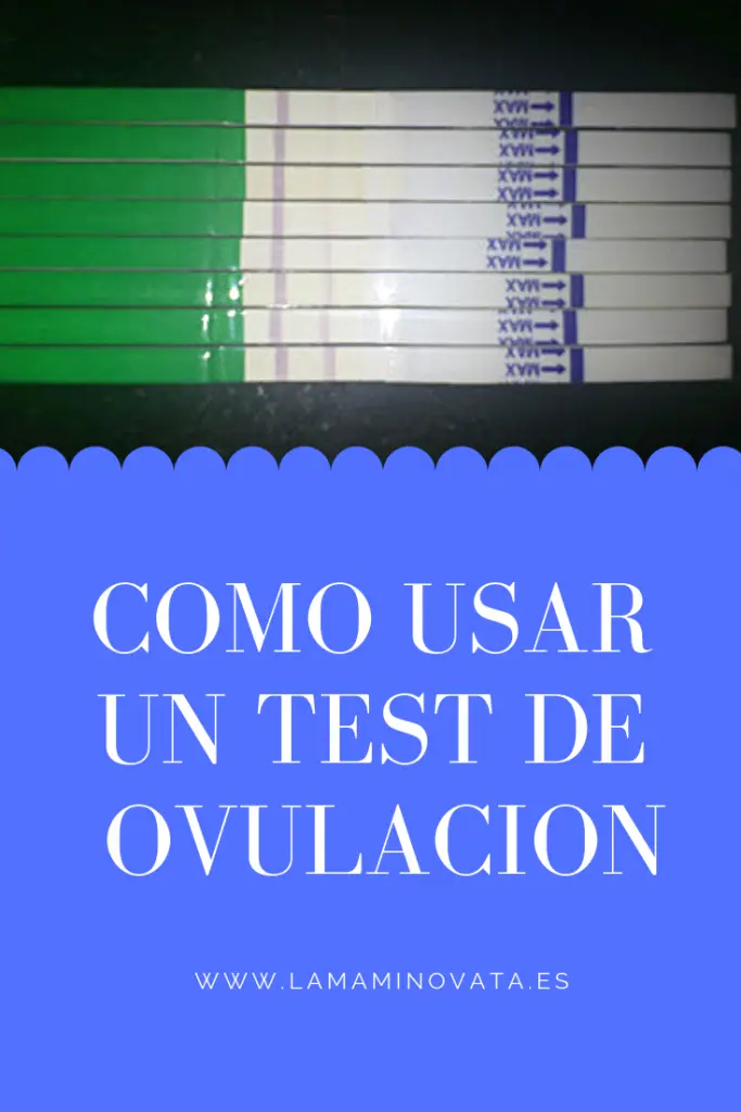 Como usar un test de ovulacion