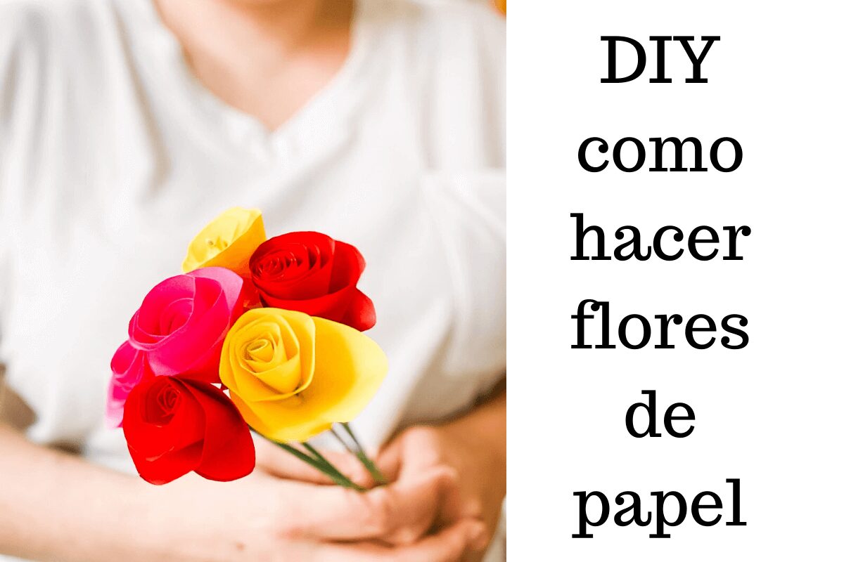 DIY como hacer flores de papel