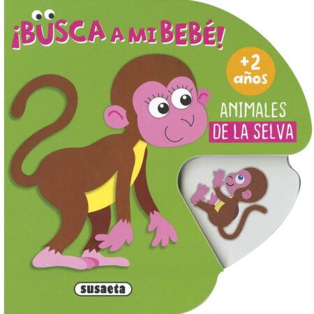 Animales de la selva (Busca a mi bebé) Libro de cartón